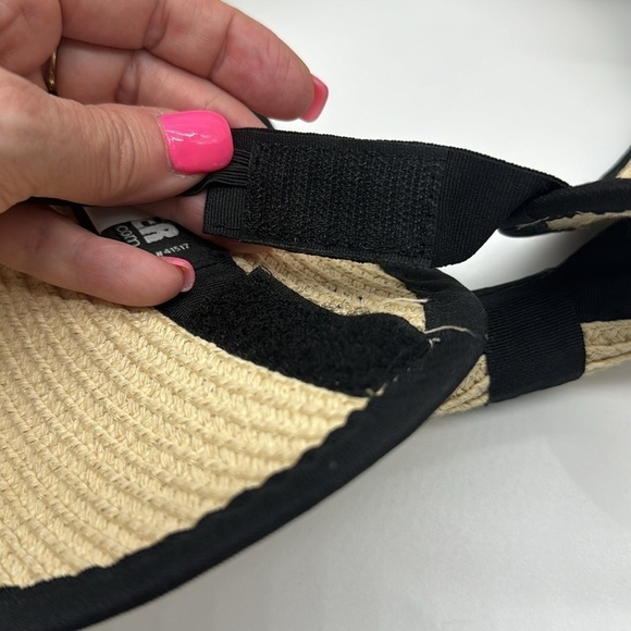 Broner Tan Black Open Top Sun Hat with Bow HT5619 - Picture 11 of 12